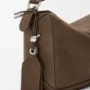 Small Featherlight Puzzle Bag in Grained Nubuck