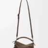 Small Featherlight Puzzle Bag in Grained Nubuck