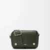 Small Pebble Messenger Bag in Supple Grained Calfskin
