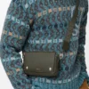 Small Pebble Messenger Bag in Supple Grained Calfskin
