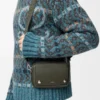 Small Pebble Messenger Bag in Supple Grained Calfskin