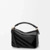 Small Puzzle Bag in Classic Calfskin and Suede