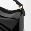 Small Puzzle Bag in Classic Calfskin and Suede