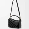 Small Puzzle Bag in Classic Calfskin and Suede