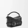 Small Puzzle Biker Bag in Shiny Calfskin