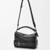 Small Puzzle Biker Bag in Shiny Calfskin