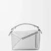Small Puzzle Edge Bag in Laminated Lambskin