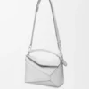 Small Puzzle Edge Bag in Laminated Lambskin