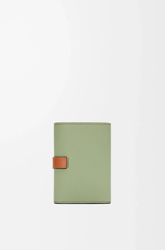 Small Vertical Wallet in Soft Grained Calfskin Small Vertical Wallet in Soft Grained Calfskin
