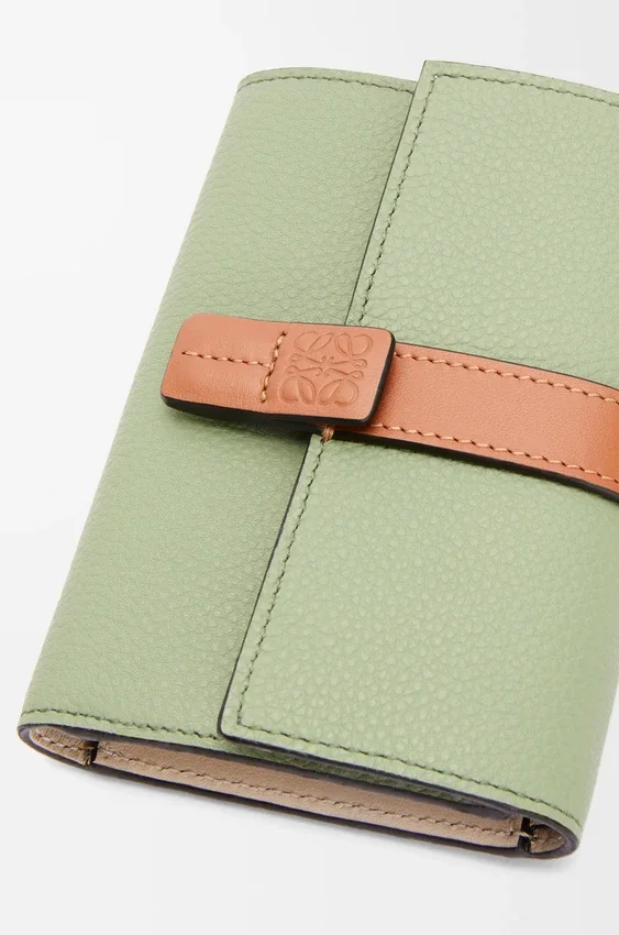 Small Vertical Wallet in Soft Grained Calfskin Small Vertical Wallet in Soft Grained Calfskin