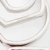 Stacked Hoop Earrings in Sterling Silver and Enamel