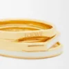 Stacked Ring in Sterling Silver and Enamel
