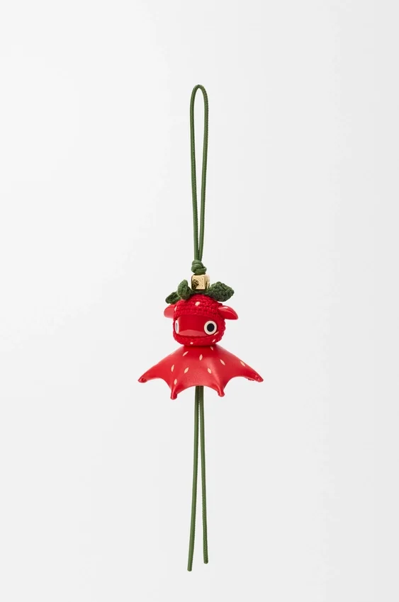 Strawberry Charm in Classic Calfskin Strawberry Charm in Classic Calfskin