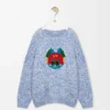 Sweater in Wool and Mohair Blend