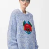 Sweater in Wool and Mohair Blend