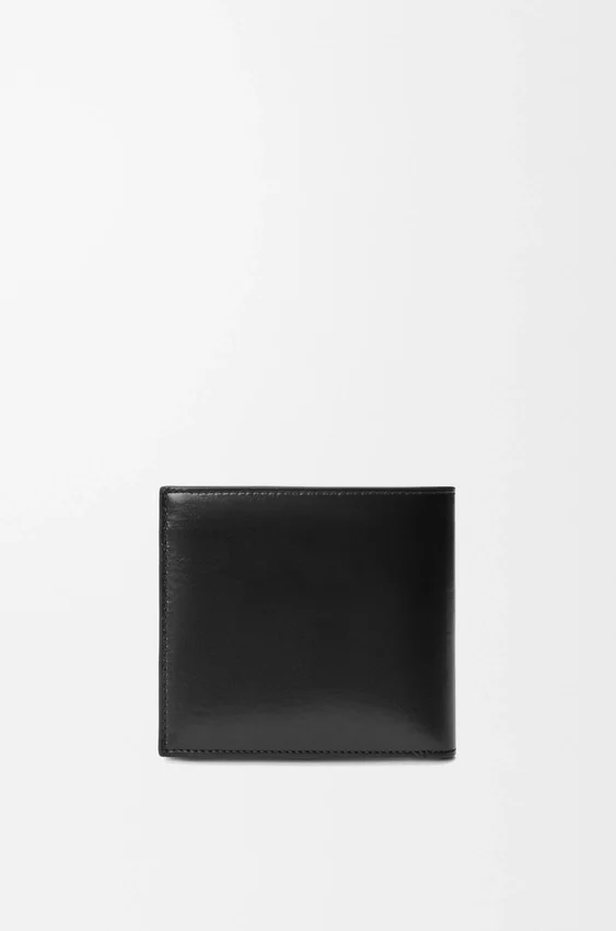 Switch Bifold Coin Wallet in Supple Grained Calfskin and Suede Switch Bifold Coin Wallet in Supple Grained Calfskin and Suede
