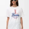 T-Shirt in Cotton Blend