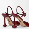 Toy Ankle Strap Pump in Soft Patent Lambskin