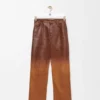 Trousers in Suede Lambskin