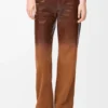 Trousers in Suede Lambskin