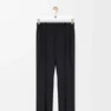 Trousers in Wool and Silk