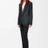 Trousers in Wool and Silk