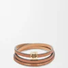 Twist Bangle in Calfskin