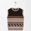 Vest in Wool and Cashmere