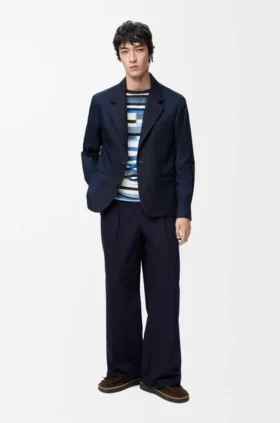 Hybrid Jacket in Cotton and Wool