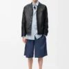 Workwear Jacket in Nappa Lambskin