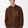Zip-Up Hoodie in Wool