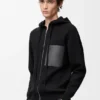 Zip-Up Hoodie in Wool
