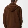 Zip-Up Hoodie in Wool