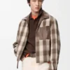 Zip-Up Jacket in Nappa Lambskin