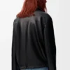 Zip-Up Jacket in Nappa Lambskin