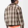 Zip-Up Jacket in Nappa Lambskin