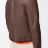 Zip-Up Jacket in Nappa Lambskin