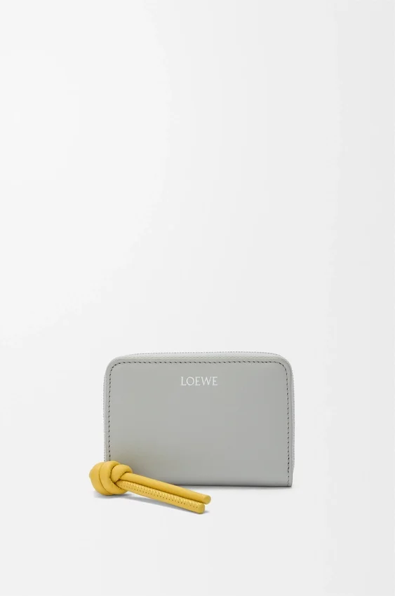 Zipped Coin Purse in Shiny Nappa Calfskin Zipped Coin Purse in Shiny Nappa Calfskin