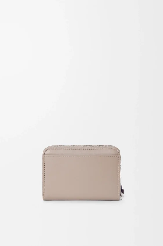 Zipped Coin Purse in Shiny Nappa Calfskin Zipped Coin Purse in Shiny Nappa Calfskin